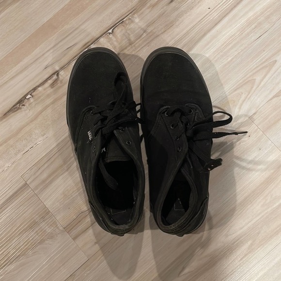 Vans black skater shoes youth 6 - Picture 3 of 4